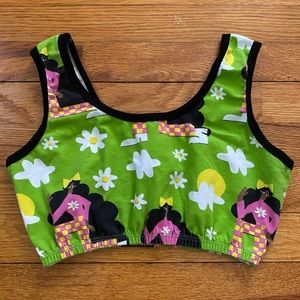 nooworks soft bra in frida checkered ladies print